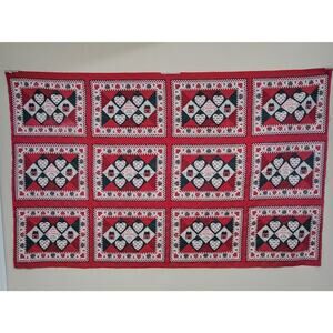 9 Quilted Cut & Sew Blocks Country Christmas Wansutta QTC Placemats Pillows